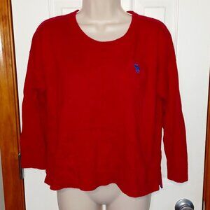 Abercrombie and Fitch Red Sweater Size Large